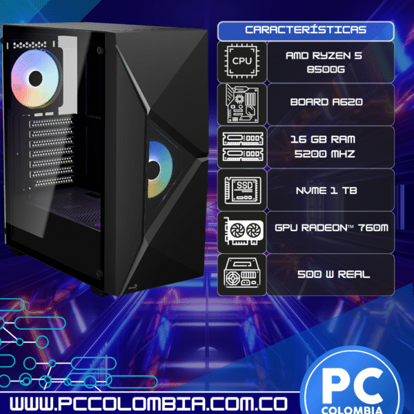 TORRE RYZEN 5 8500G PLAYER