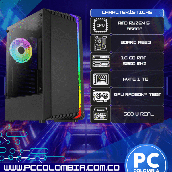 TORRE RYZEN 5 8600G BIONIC B